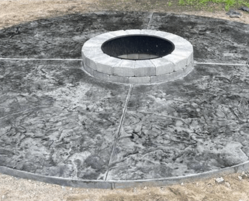 custom outdoor fire pit